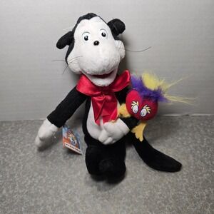 Vtg Dr Seuss Cat in the Hat and Whozit Plush Stellar Gifts Missing Hat Rare 97'